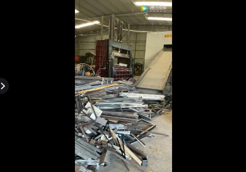 四川客戶斷橋鋁粉碎分選生產線現場視頻