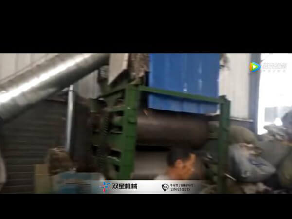 易拉罐壓扁機設備工作視頻